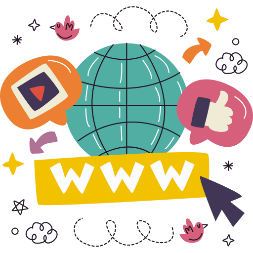 Illustration explaining the importance of having a business website